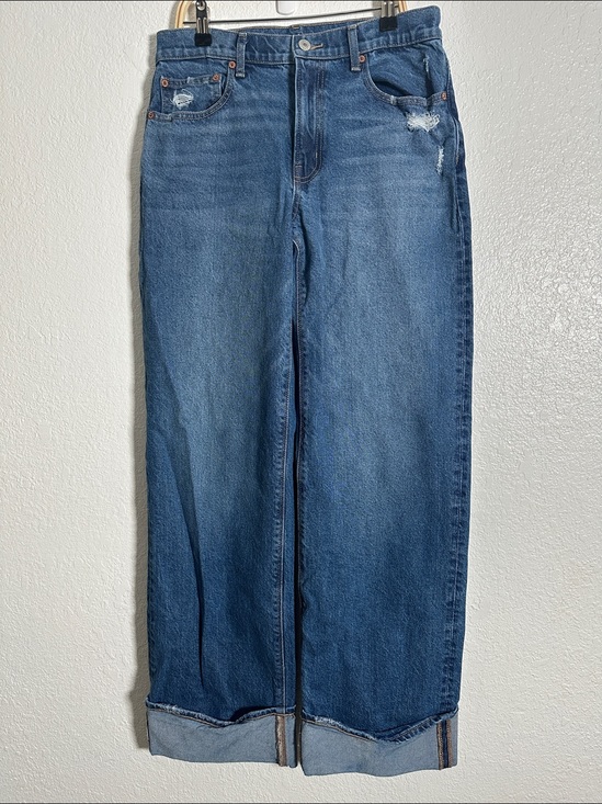 American Eagle Outfitters Denim - American Eagle Stovepipe Jeans Women’s Size 6 Long Wide Cuff Stretch Denim